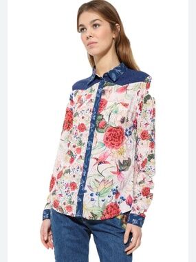 Desigual Bruselas Floral Shirt XL